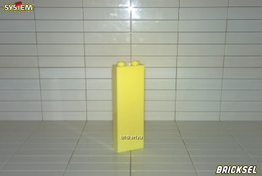 Кубик колонна 1х2х5 светло-желтая