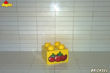 Кубик помидоры 2х2 желтый
