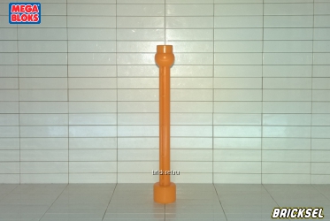 Стойка-перекладина, ножка зонтика 1х1 светло-оранжевая