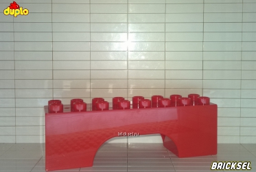 Арка большая 2х8 красная LEGO DUPLO