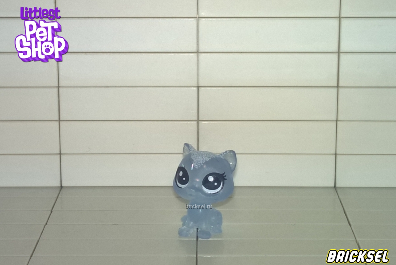 Hasbro Фигурка кошка (котенок), малыш прозрачно-бледно-синий, hasbro