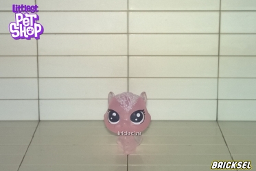 Фигурка кошка (котенок), (91991), малыш прозрачно-светло-розовый