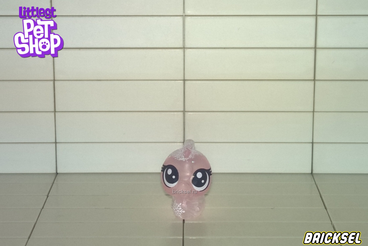 Hasbro Фигурка морской, (зимняя серия), малыш конек прозрачно-бледно-розовый, hasbro