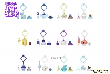 Набор игрушек Hasbro Littlest Pet Shop E2875: в стильной коробочке. Серия 2