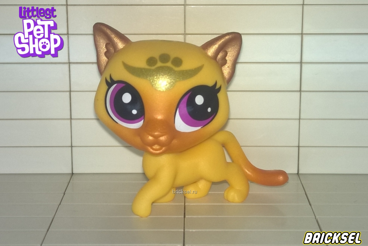 Hasbro Фигурка кошка короткошерстная Тэйн (Thane), Lucky, большой желтая, hasbro