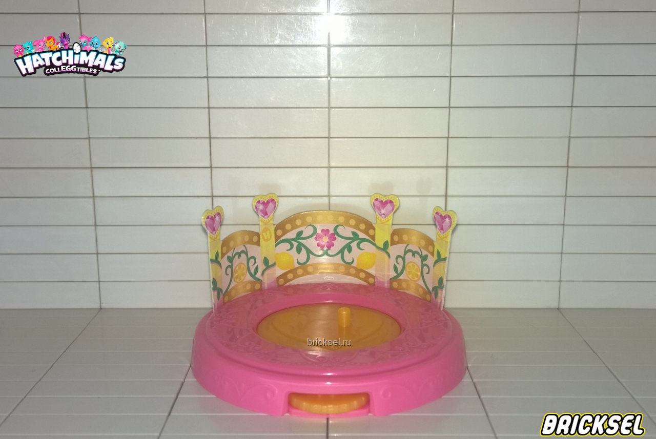 Spin Master Темно-розовая платформа с желто-розовым заборчиком, spin-master