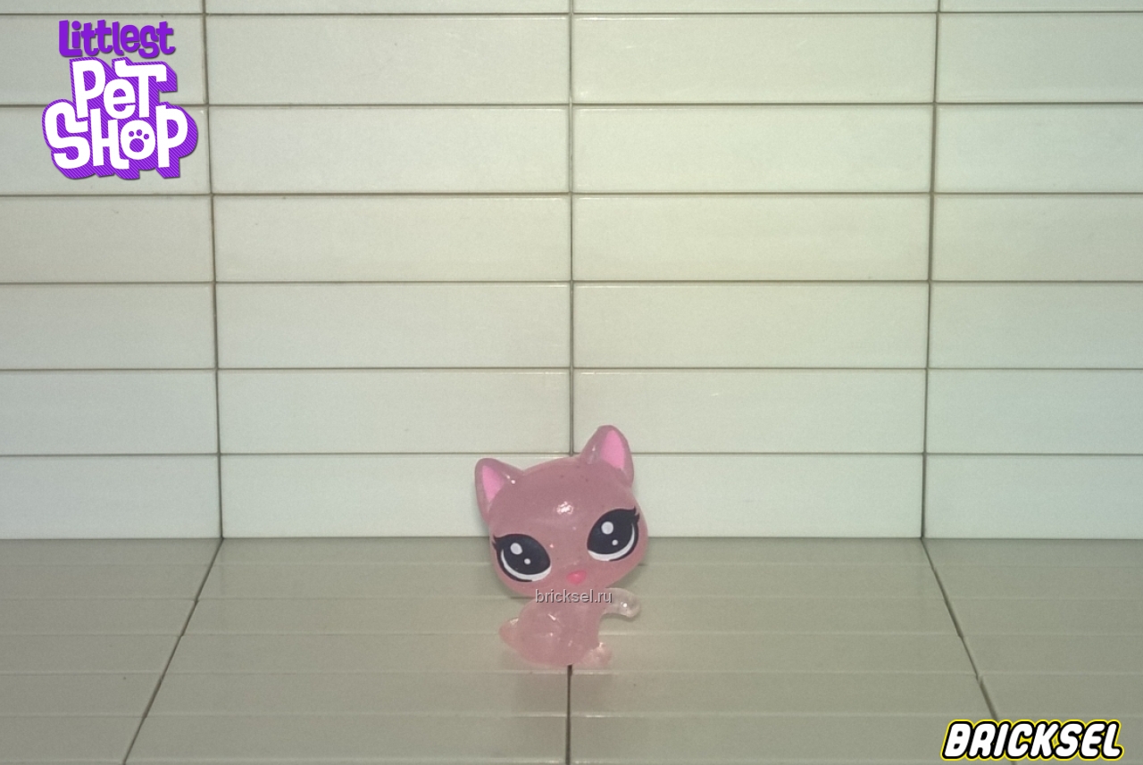 Hasbro Фигурка кошка (котенок), малыш прозрачно-бледно-розовый, hasbro