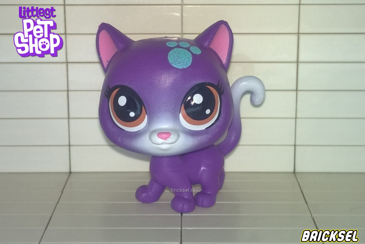 Hasbro Фигурка кошка, Деус Дан (Deusy Dan), Super Lucky, большой фиолетовый, hasbro