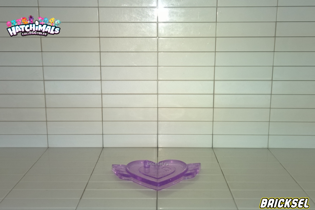 Spin Master Платформа-подставка для фигурки Пикси сердечко прозрачное фиолетовое, spin-master