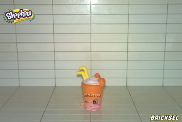 Шопкинс Ягодный Коктейль (Berry Smoothie) (редкий) из серии Сладости оранжевый