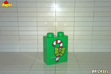 Кубик Леденец 1х2х2 зеленый
